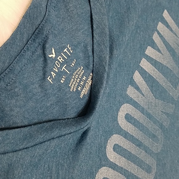 American Eagle Outfitters blue Tee short sleeve - Picture 4 of 6